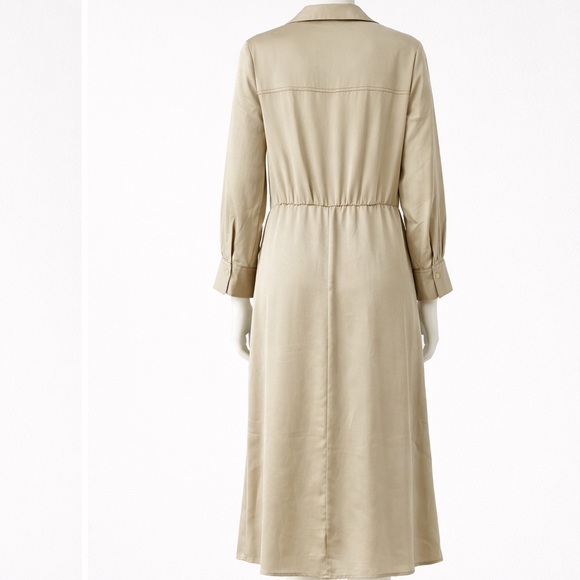 Banana Republic Long Sleeve Tan Dress - Picture 2 of 7